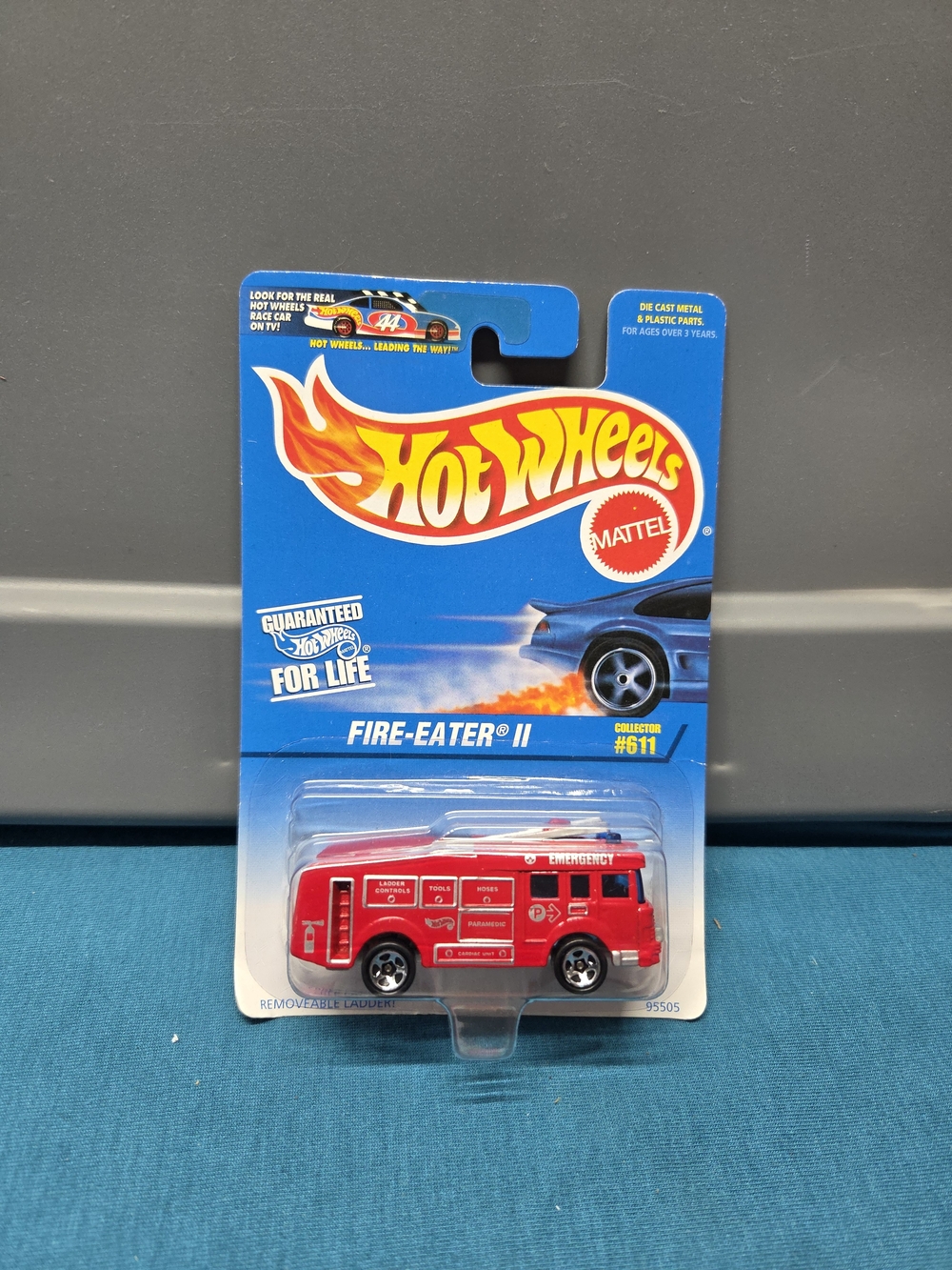 1996 Hot Wheels Fire-Eater II #611 Red 1:64 Scale